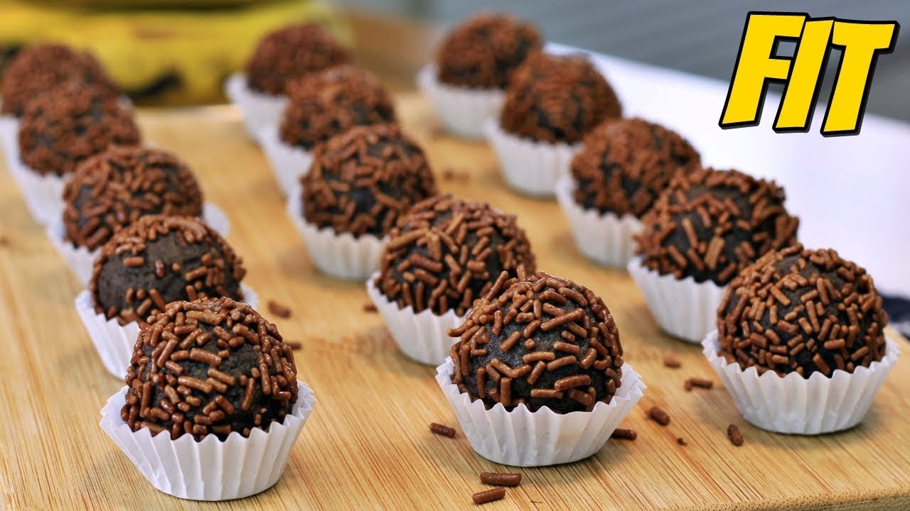 BRIGADEIRO FIT SEM AÇÚCAR E COM APENAS 3 INGREDIENTES