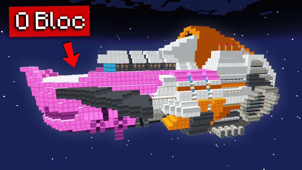 J'ai forc&eacute; un Builder Pro &agrave; construire sans AUCUN Bloc... (juste avec des entit&eacute;s)