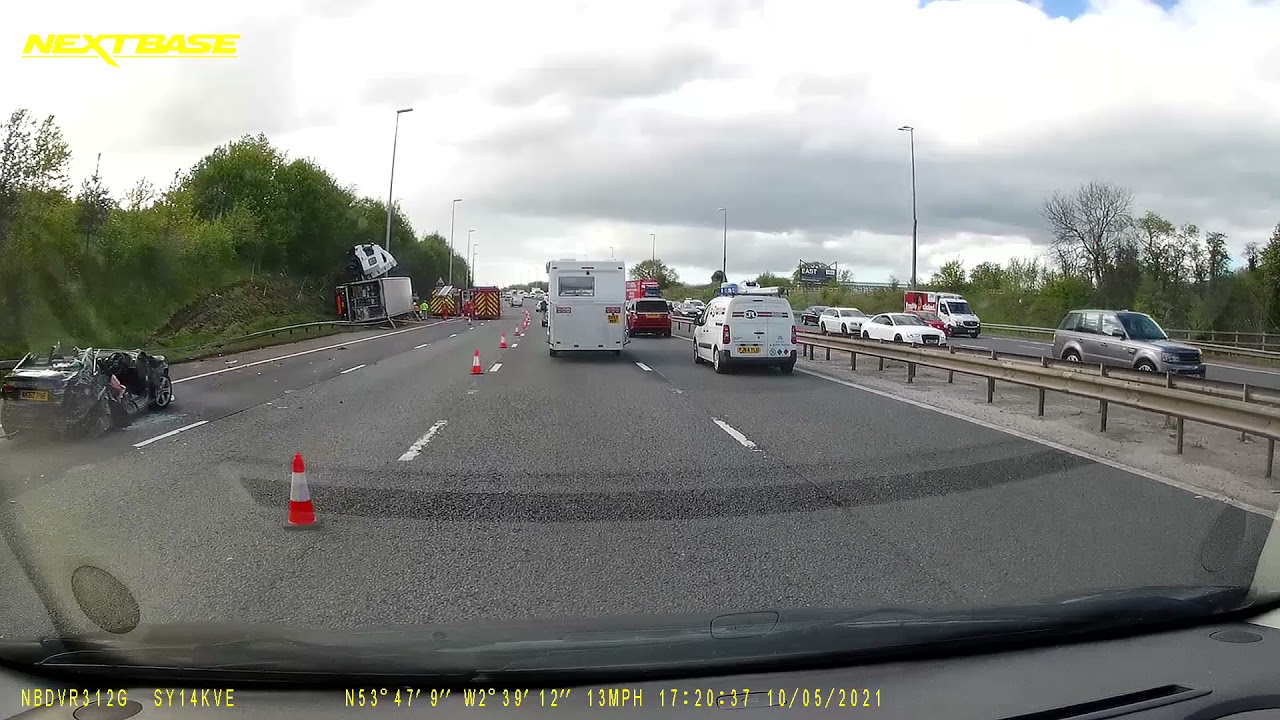 M6 lorry Crash M6 Nr. J32 10th May 2021