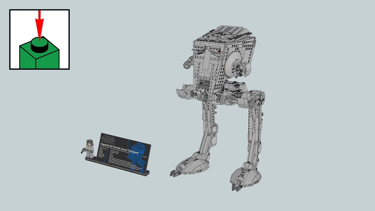 LEGO Star Wars 75417, AT-ST Walker - инструкции по сборке