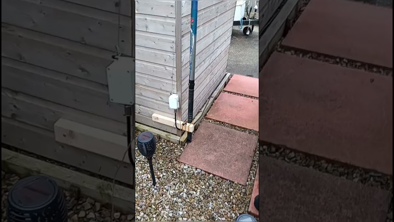 my inverted L HF antenna