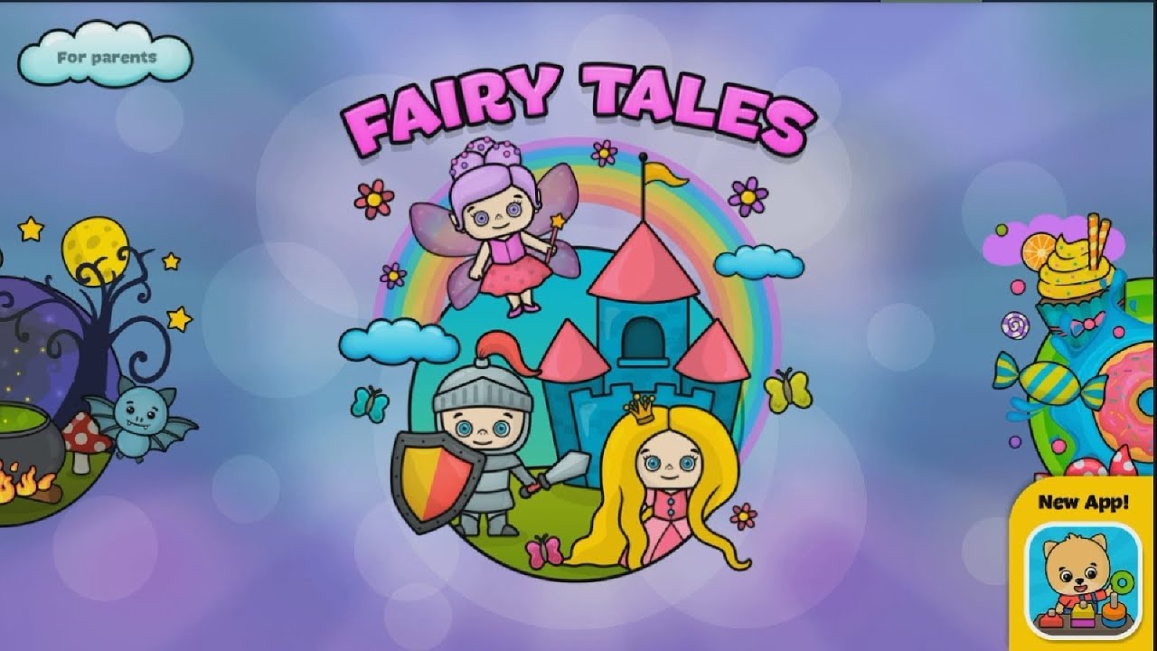 Bimi Boo Kids Puzzles Games for Boys and Girls Educational Brain App # 3 (Fairy Tales)