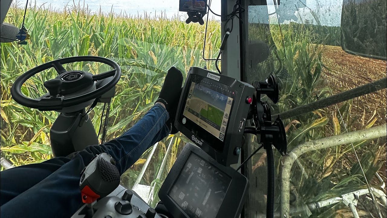 PILOTO AUTOMÁTICO NA CLAAS JAGUAR 860
