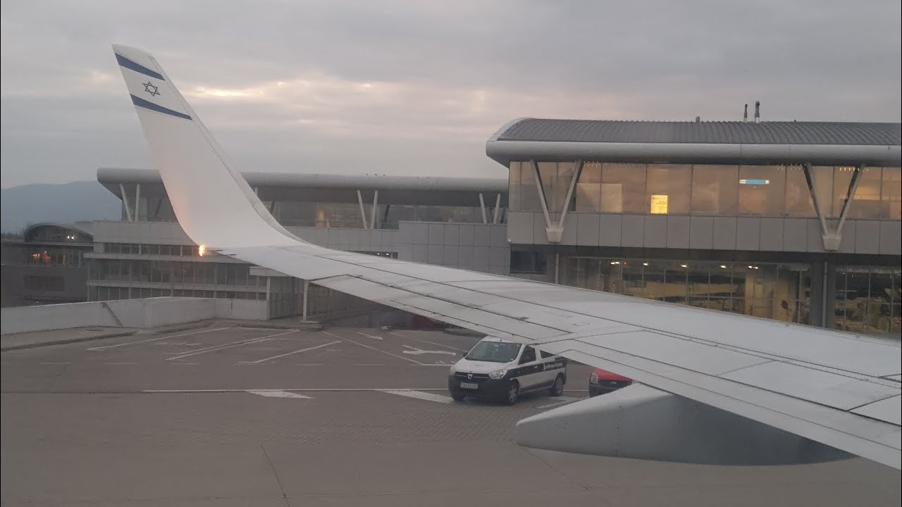 ELAL Boeing 738 full flight from Tel-Aviv(TLV) to Sofia(SOF)