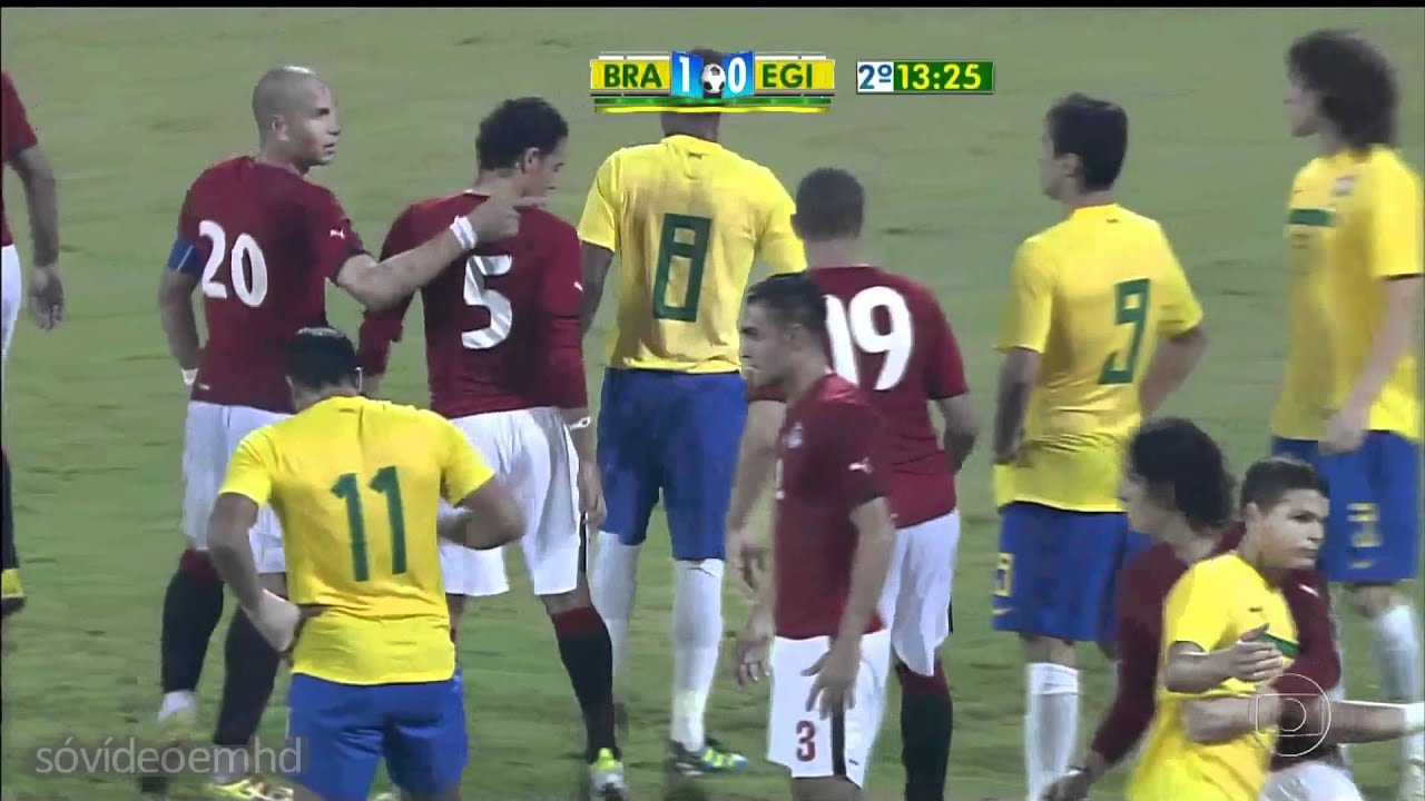 Gols - Egito 0 x 2 Brasil - Amistoso Internacional - Globo HD