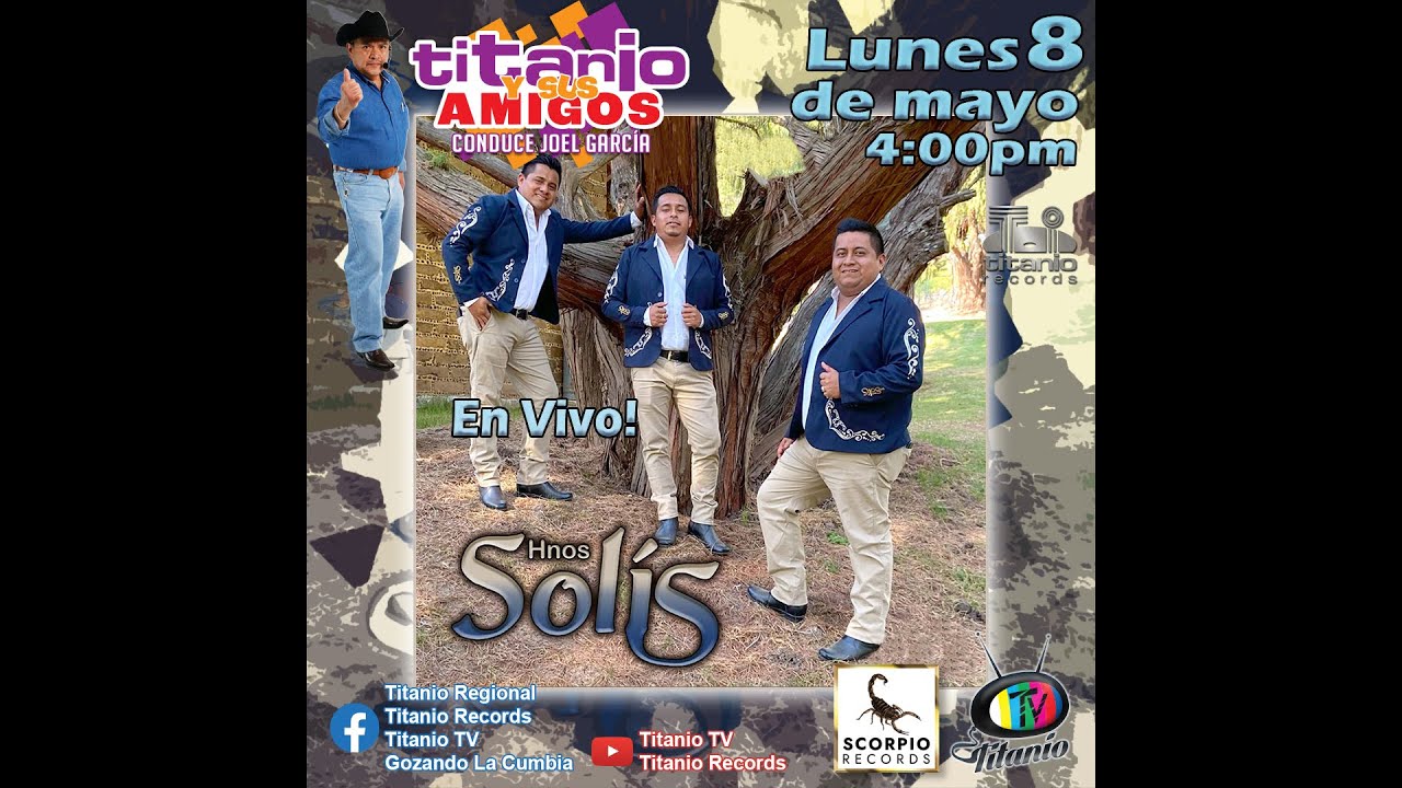 Trio Hermanos Solis en Titanio y sus Amigos (Titanio Tv)