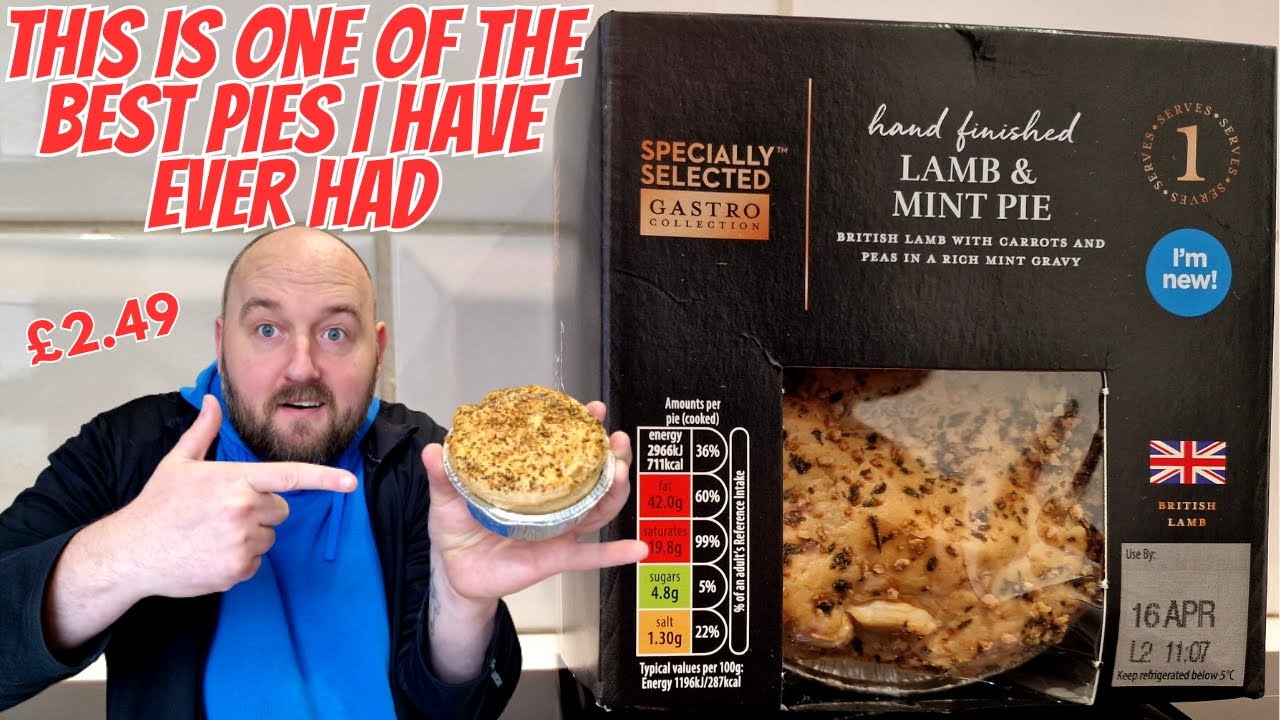 This is one of THE BEST PIES I HAVE EVER TASTED - Aldi - Food Review - New Food - LAMB AND MINT PIE