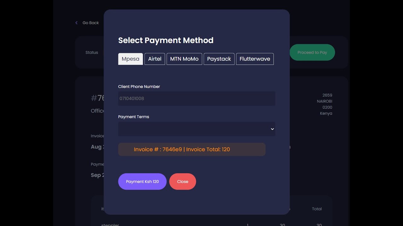 Lets integrate Payment Methods in Africa: Mpesa, Flutterwave, Paystack, Mtn Momo, Airtel,