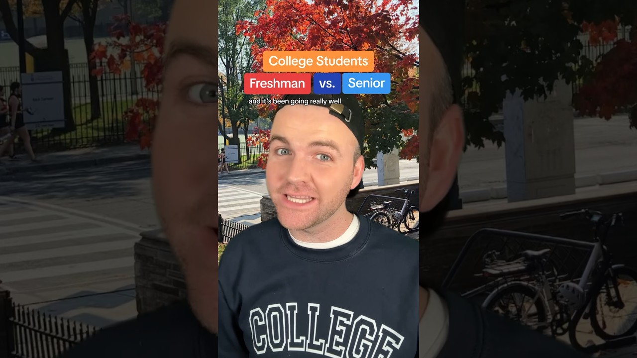 College Students: Freshman vs. Senior | Scott Frenzel #dormlife #collegelife #collegefreshman
