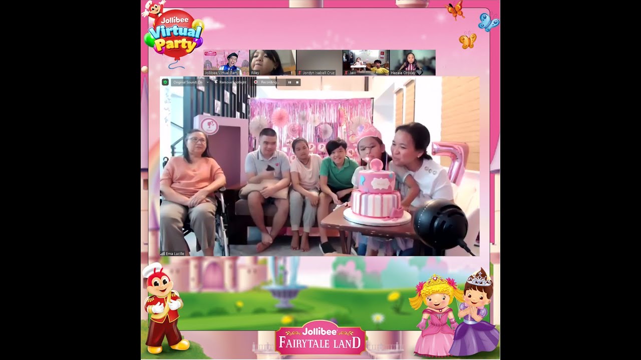 Ellie's Jollibee Virtual Party