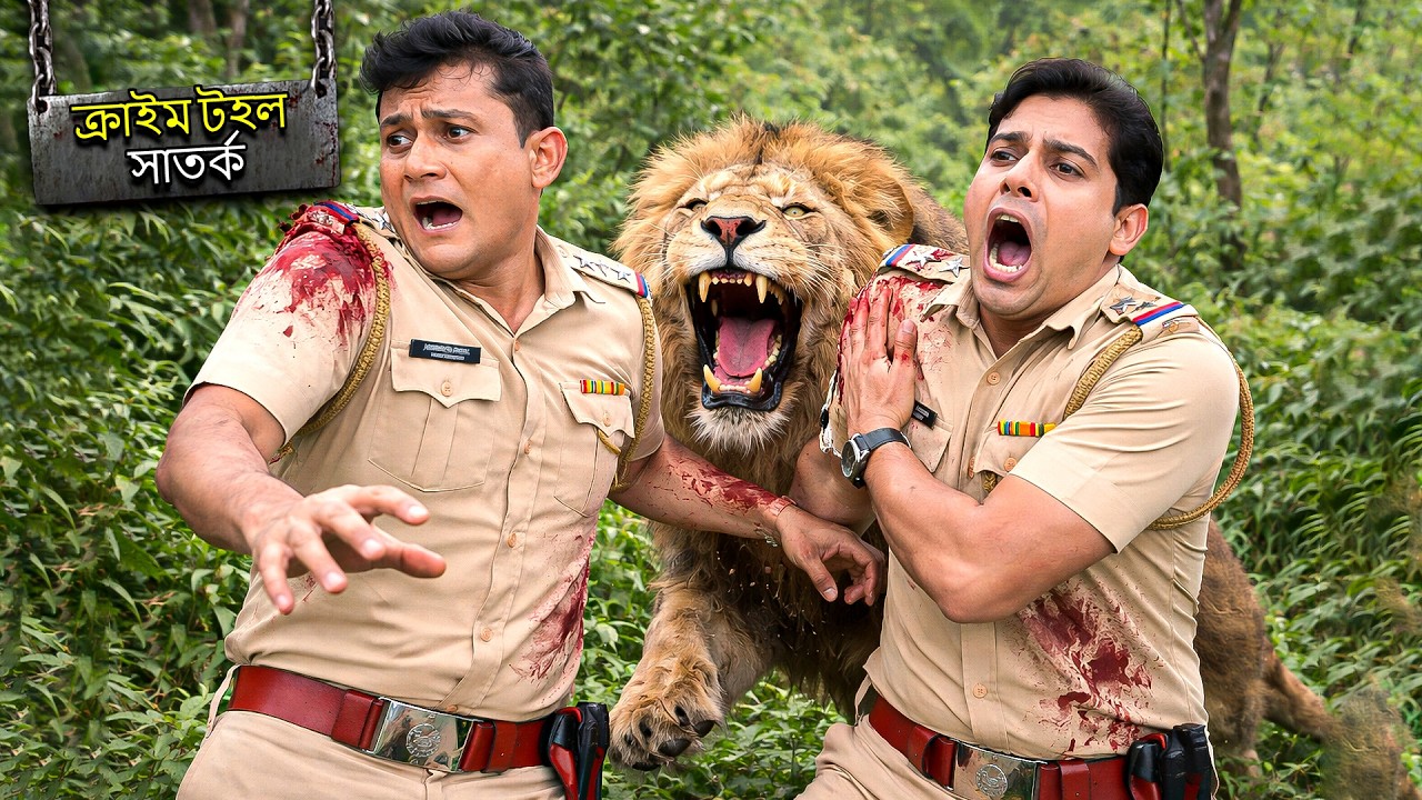 দুই পুলিশ সদস্য একটি বন্য সিংহের আক্রমণে আক্রান্ত হয়েছেন।| CRIME PATROL SATARK| Bengali Serial 2026