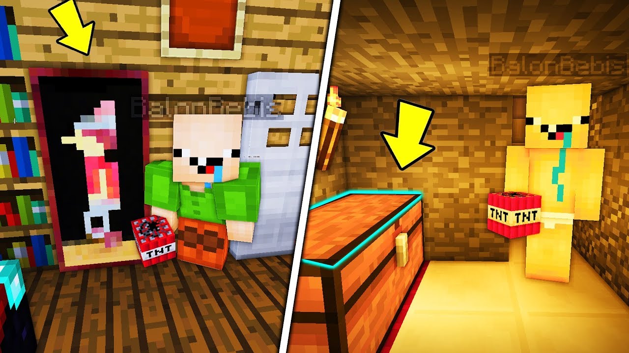 BALON BEBİŞ GİZLİ GEÇİDİ BULDU !! 😱 - Minecraft