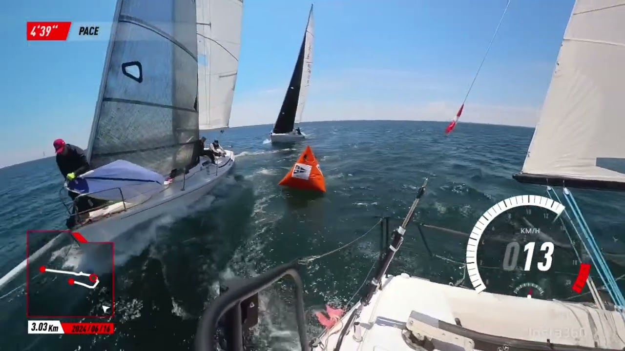 A Little Oops… - J105 - TRIDENT - 2024 RCYC OPEN Day 2 Race 3