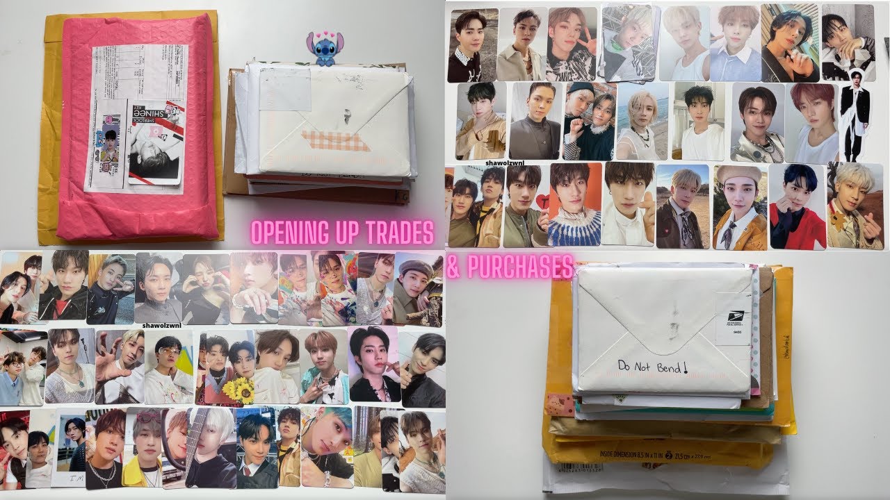 Opening Up Photocard Trades & Purchases + gifts/letters ♡ (June, July & August 2022)