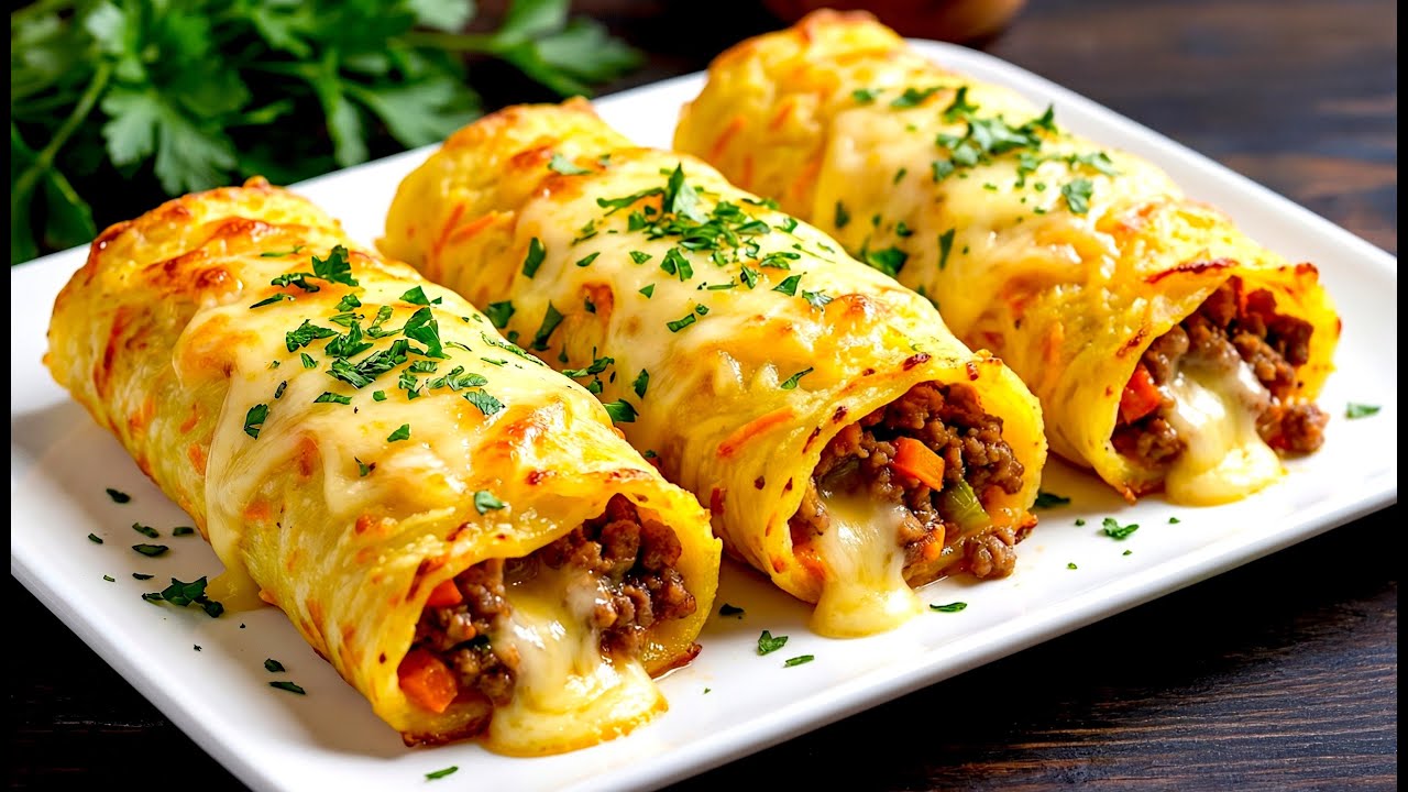 Niemand glaubt wie einfach dieses Rezept ist! Mischen Sie einfach Kartoffeln und 2 Eier.