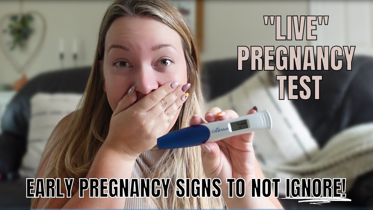 FINDING OUT IM PREGNANT | SIGNS AND SYMPTOMS OF *EARLY* PREGNANCY | LIVE UNEDITED & EMOTIONAL!