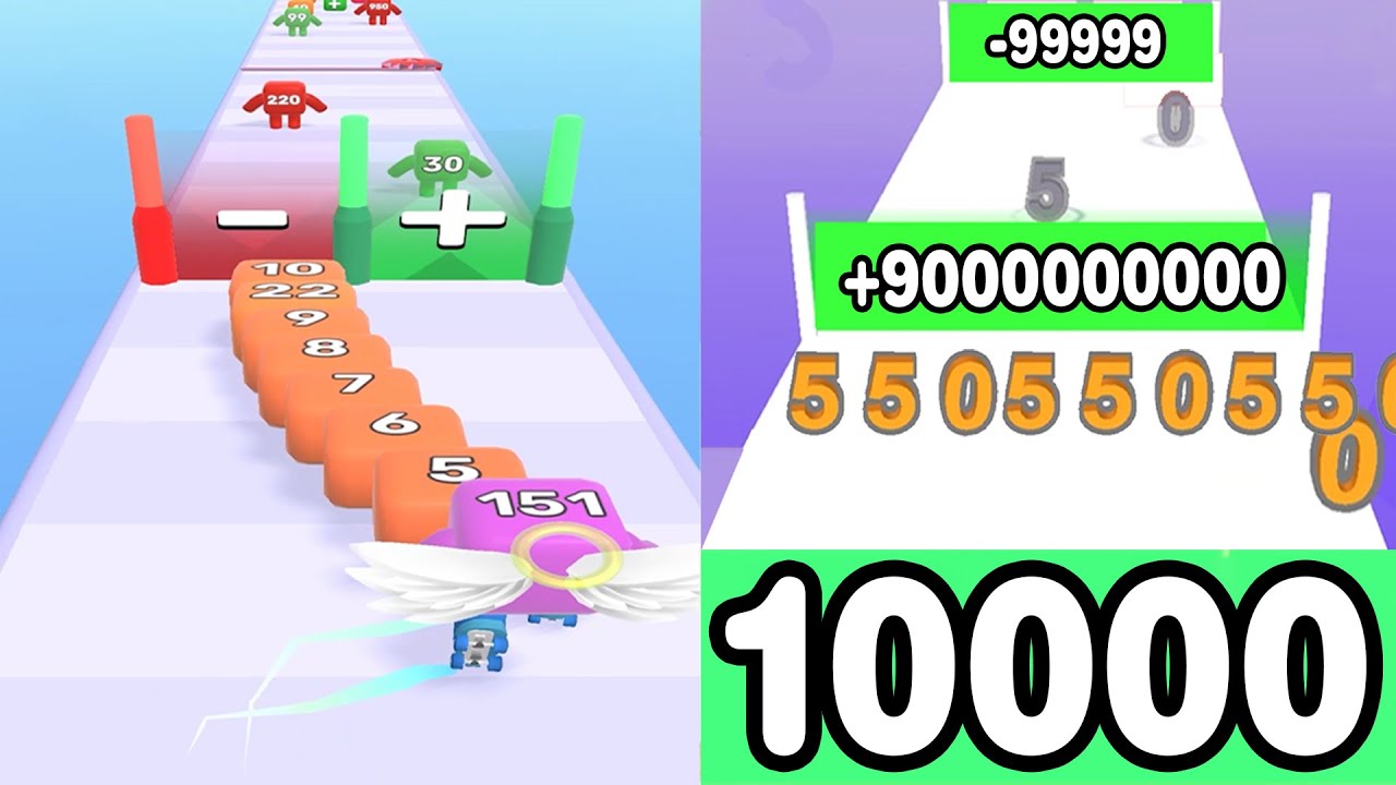LEVEL UP NUMBERS - JOIN NUMBERS  ∞ ASMR Gameplay! Free Math Games Ep1