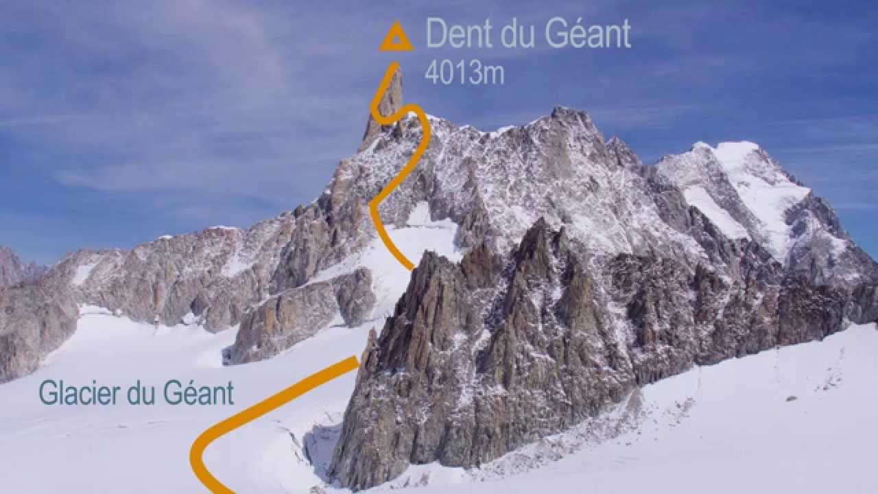 TopoVid&eacute;o : Dent du G&eacute;ant (voie normale)