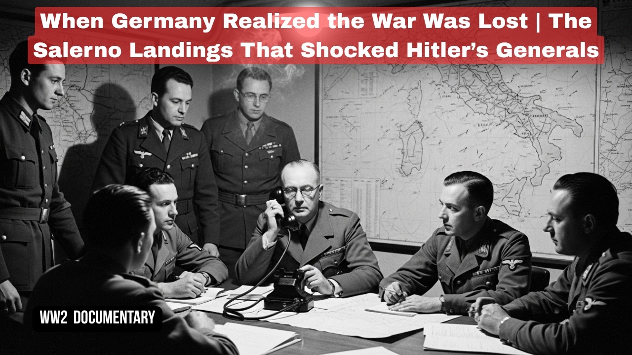 When Germany Realized the War Was Lost | The Salerno Landings That Shocked Hitler’s Generals