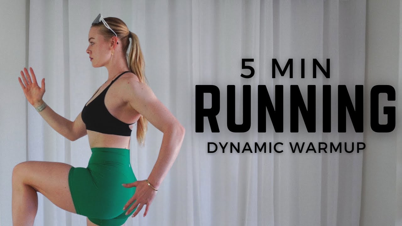 5 Min Running Warm Up - QUICK & EFFECTIVE Full Body Warm Up | Dynamic Stretches & Mobility