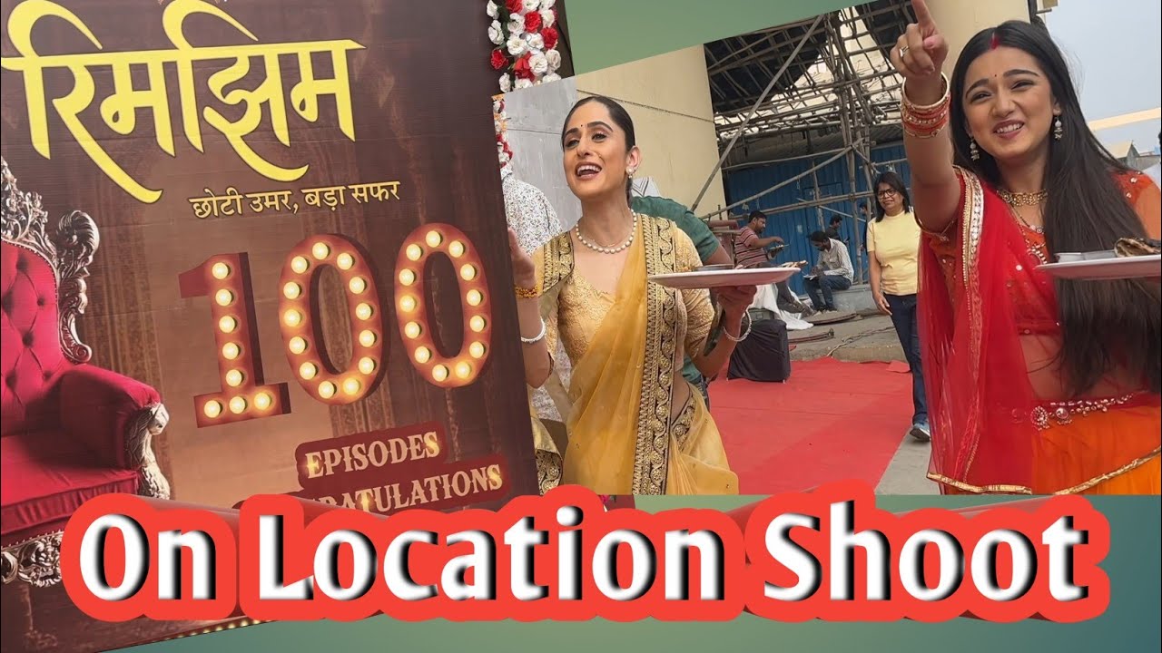 Rimjhim serial 100 episodes dinner | Rimjhim and samir other actor | on location shoot