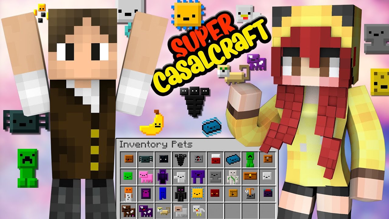 FIZEMOS NOVOS INVENTORY PETS ♥ω♥ | ESTOU PRESTES A VIRAR O REVERSE FLASH! | Super CasalCraft #25