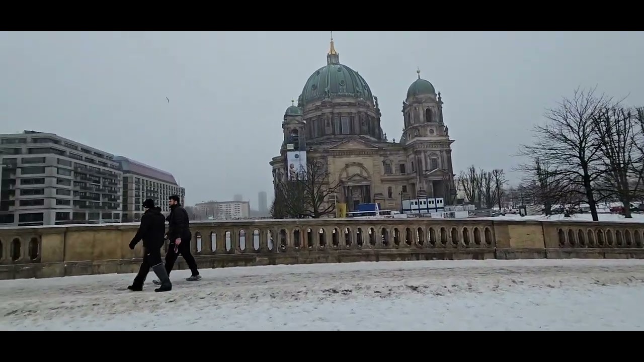 4K Berlin city  / February 2026 First week Beautiful weather  ...