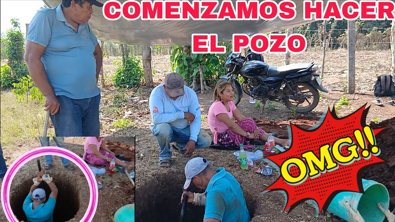 🛑TITI comienza hacer el POZO Y Don LINO llego aver como los muchachos trabajando duro 😱