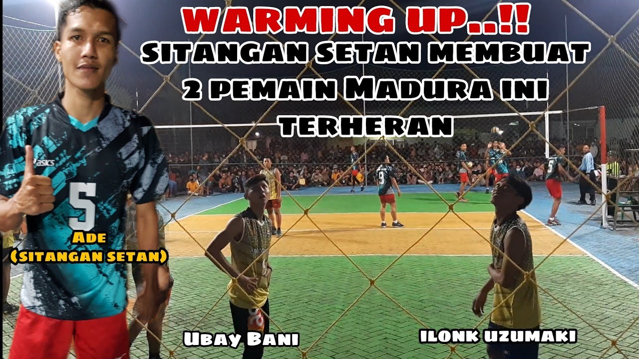 Warming Up...!! Ade sitangan setan membuat ilunk dan ubay heran 😱😱😱
