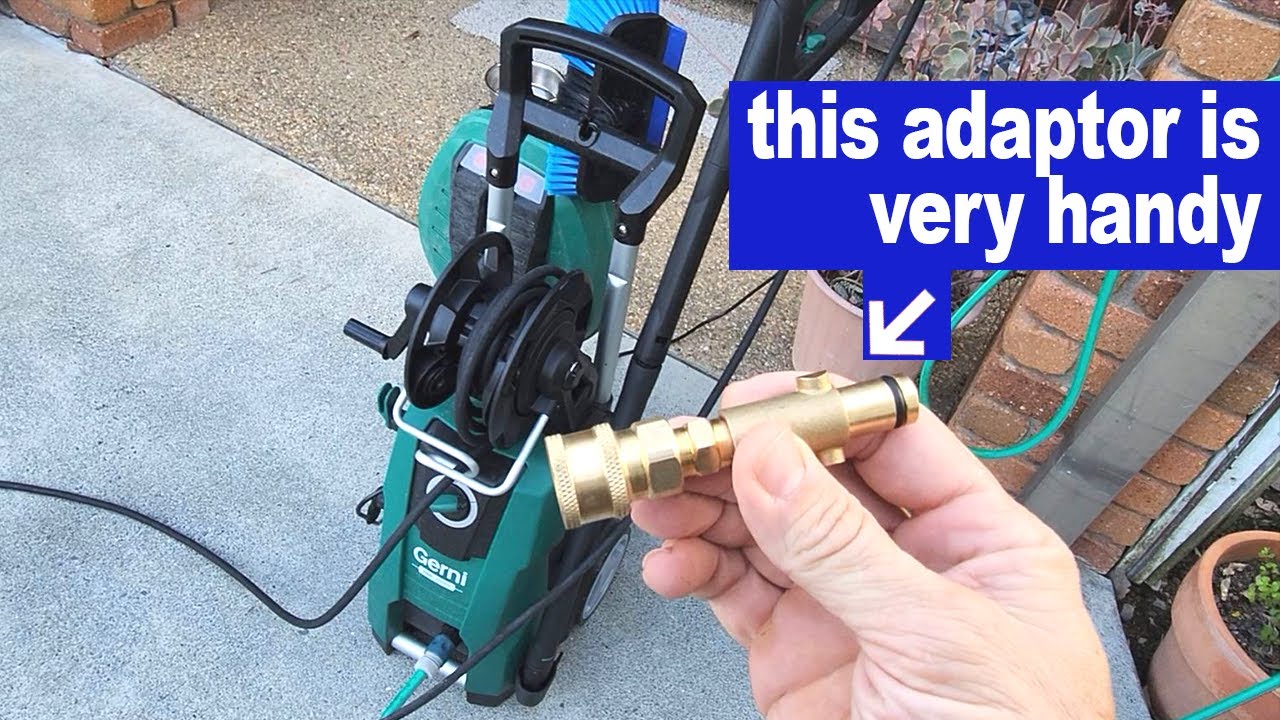 Gerni Nilfisk Adaptor - to shorten spray lance and use quick connect nozzles