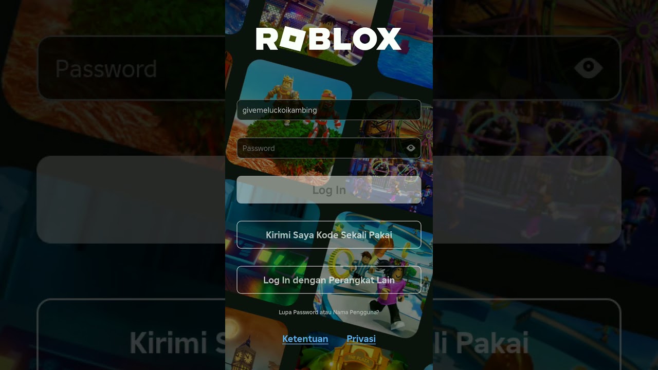 Cara login ke Roblox #roblox #shorts