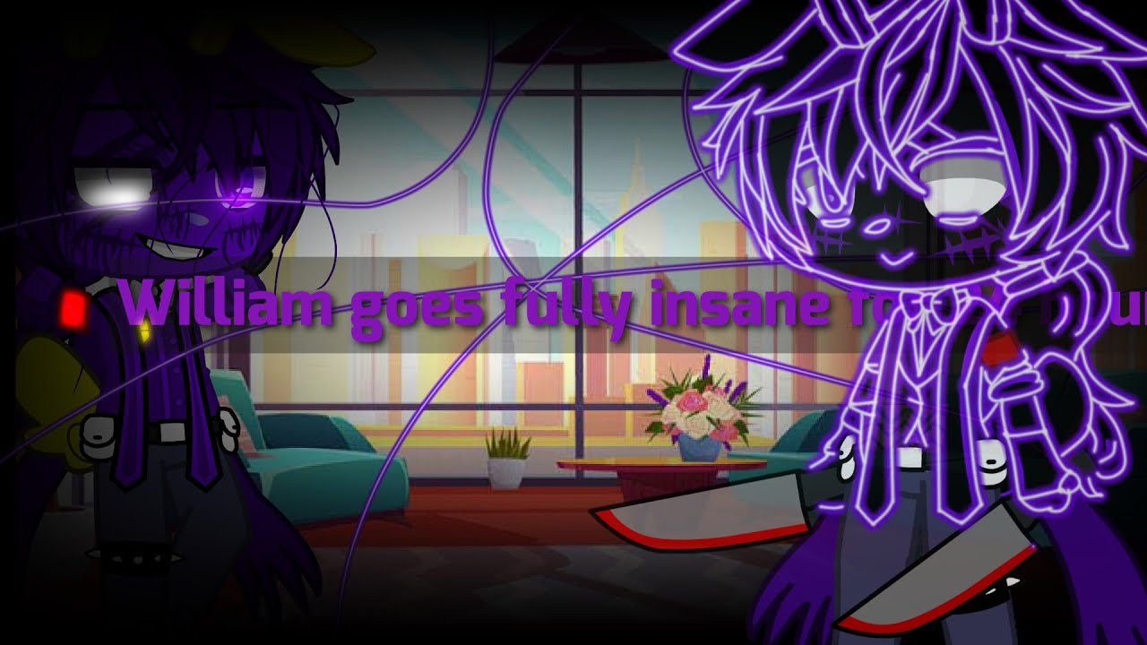William Afton fully insane for 24 hours||gacha cute||Afton family