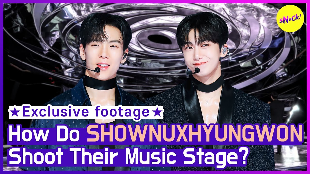 [ЭКСКЛЮЗИВ] Как SHOWNU X HYUNGWON снимают свою музыкальную сцену? (АНГЛ)