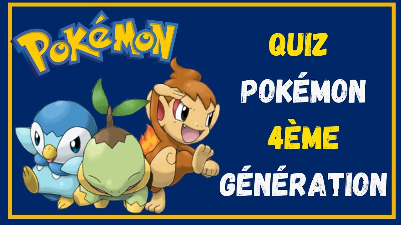 Quiz Pokemon 4&egrave;me g&eacute;n&eacute;ration ! Les connaissez-vous tous ?