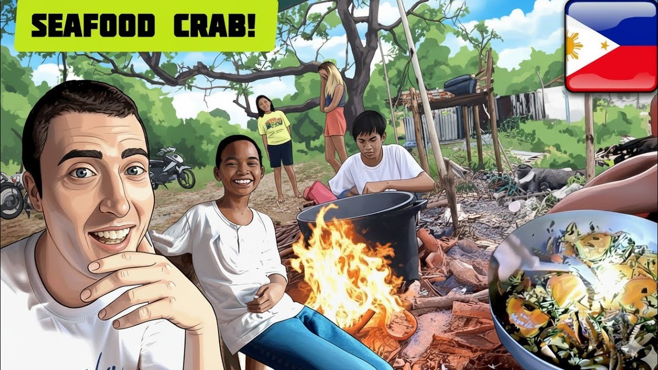 CRAB SEAFOOD in the Philippines Countryside! 🇵🇭 