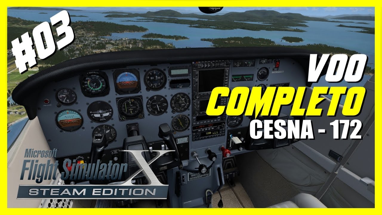Flight Simulator X: #03# Voo Por Instrumentos IFR [VOR - NDB - POUSO ILS] - Ao Vivo pela Twitch.