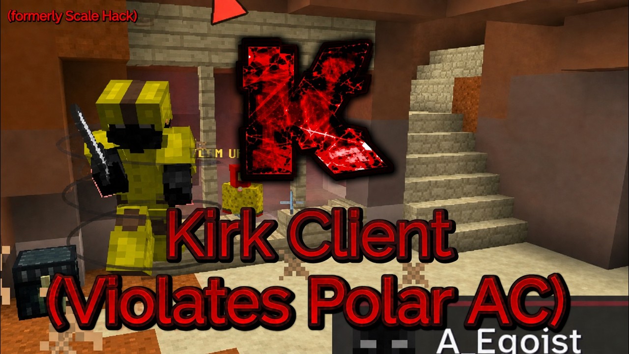 Kirk Client v1.1.0 VIOLATES Polar AC with Consent Bypasses (Pika, Hypixel, BlocksMC, Hylex)