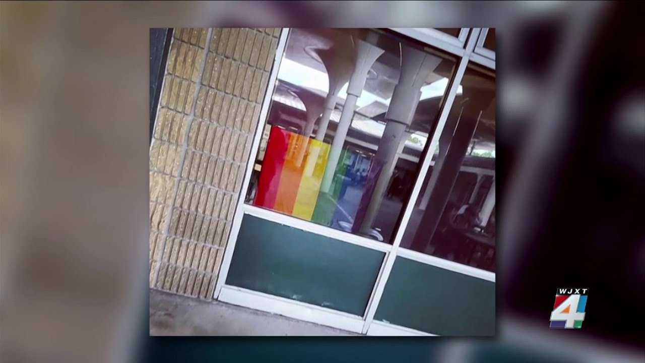 Nease High School teacher’s pride flag removed from classroom by admins; students respond with d...