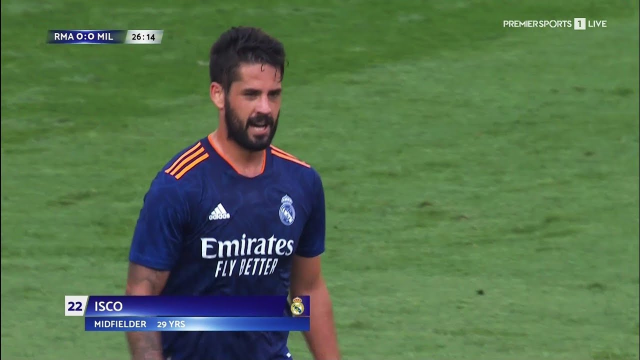 Isco vs AC Milan Friendly (08/08/2021) English Commentary HD 1080p