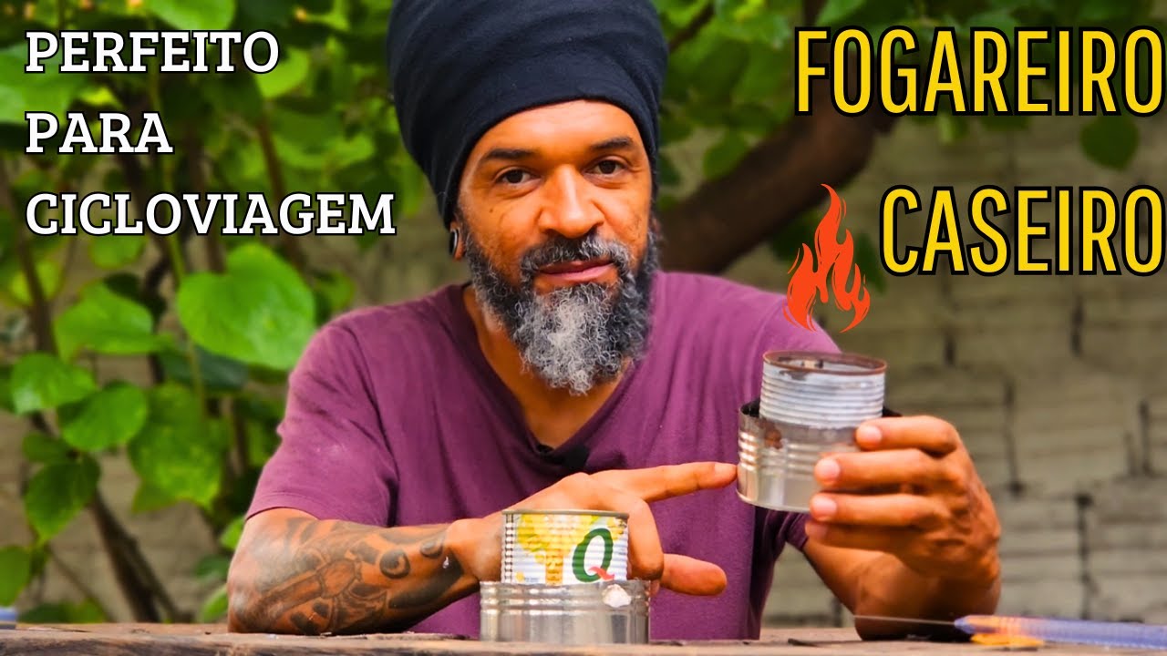 Como fazer um fogareiro de lata - Espiriteira