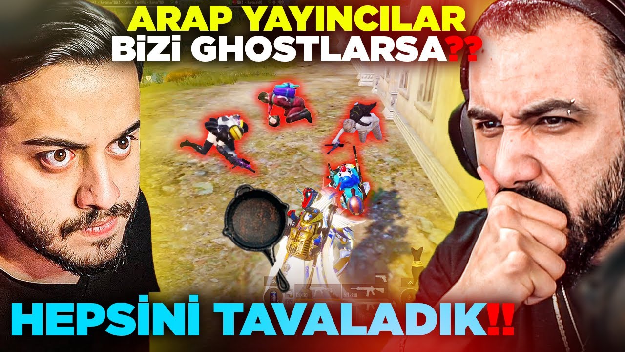 TÜM ARAP YAYINCILAR BİZİ GHOSTLARSA?? 😡 HEPSİNİ TAVALADIK REZİL ETTİK! w/ Vural Üzül | PUBG MOBILE
