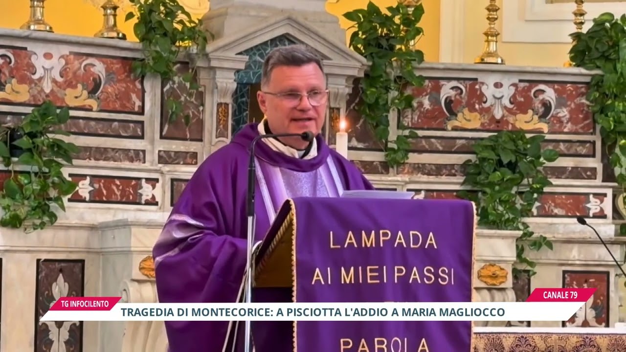Tragedia di Montecorice: l'ultimo saluto a Maria Magliocco nella sua Pisciotta