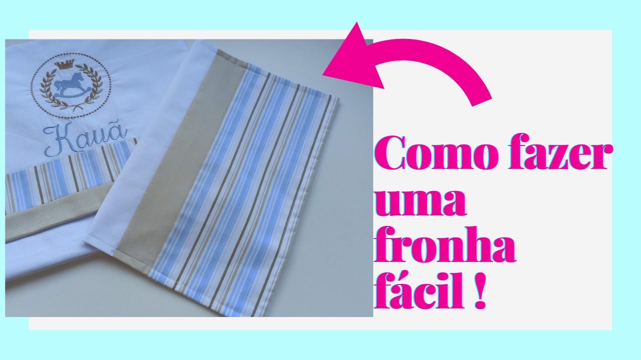 Como fazer fronha de travesseiro