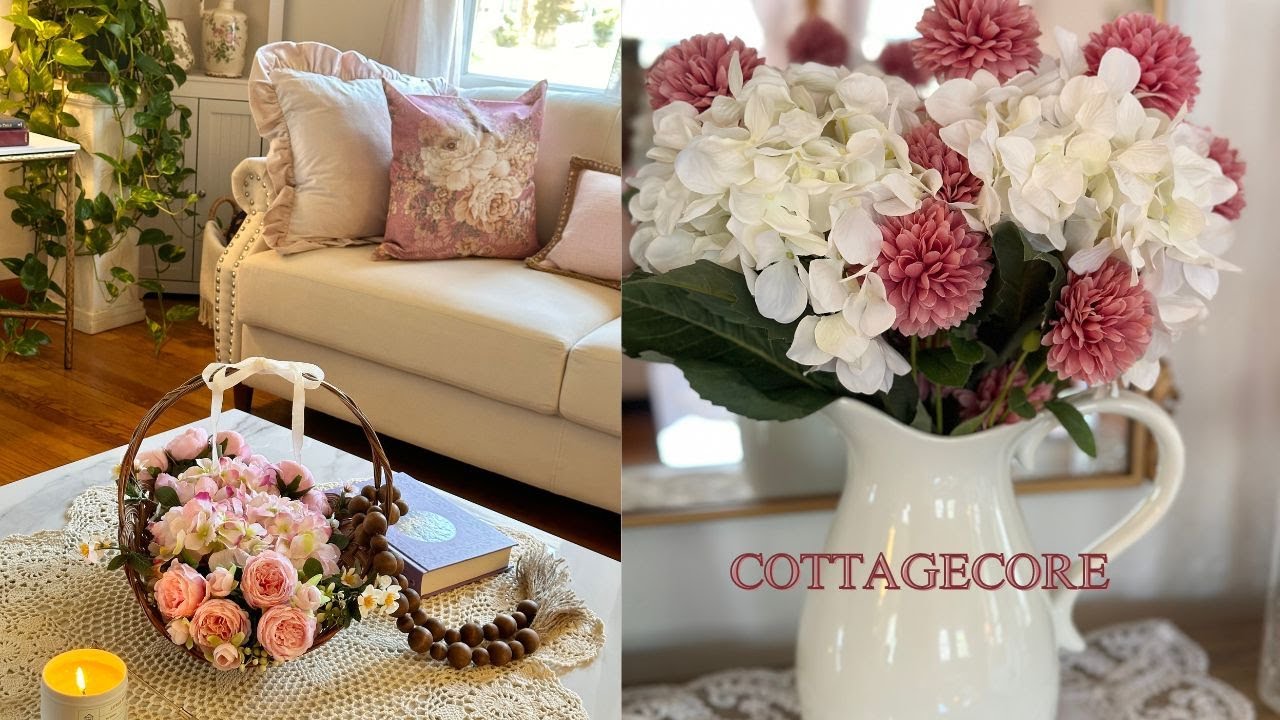 DECORACIÓN FRESCA DE SALA COMEDOR // COZY COTTAGE STYLE //  #decoration #cottagecore #soniaceli