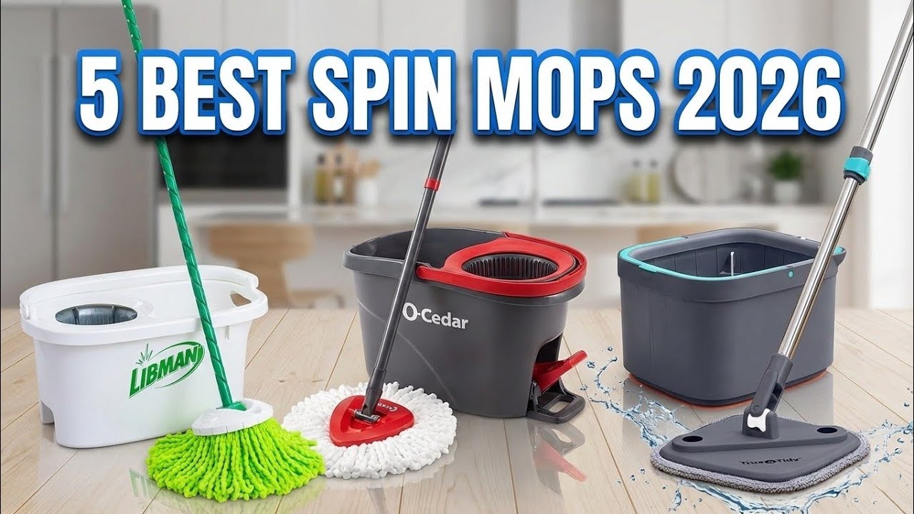 ✅ 5 Best Spin Mops 2026: Top Rated Floor Cleaners That Actually Save Time!
