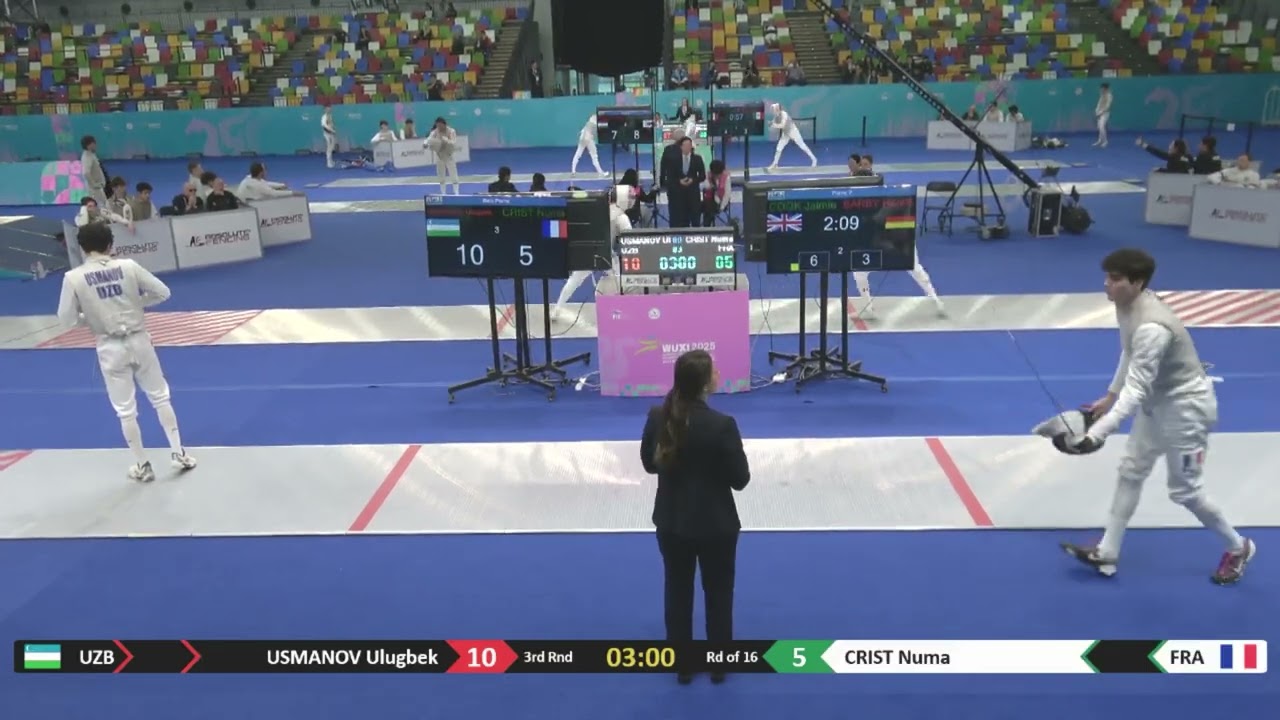 Wuxi Worlds 2025 JMF TEAM - L16 - Uzbekistan v France