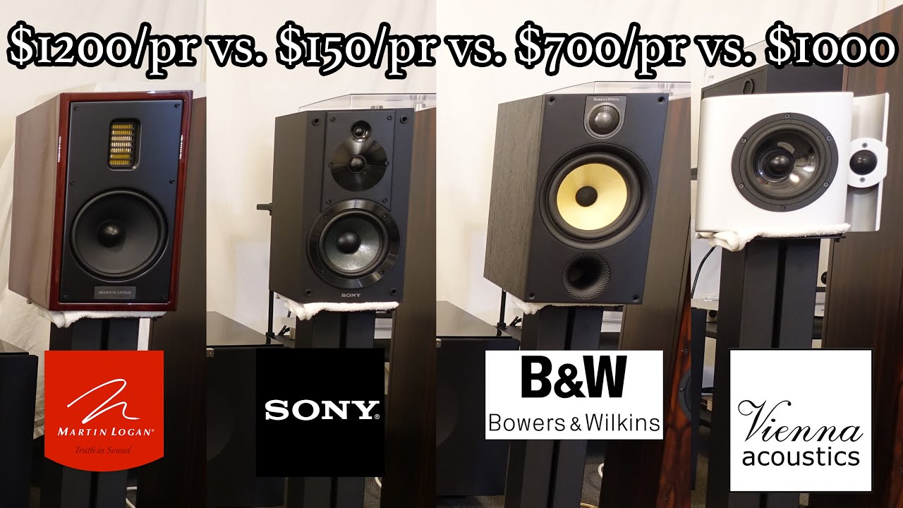 The Finer Things: Speaker Showdown - Bowers & Wilkins vs Martin Logan vs Sony vs Vienna Acoustics