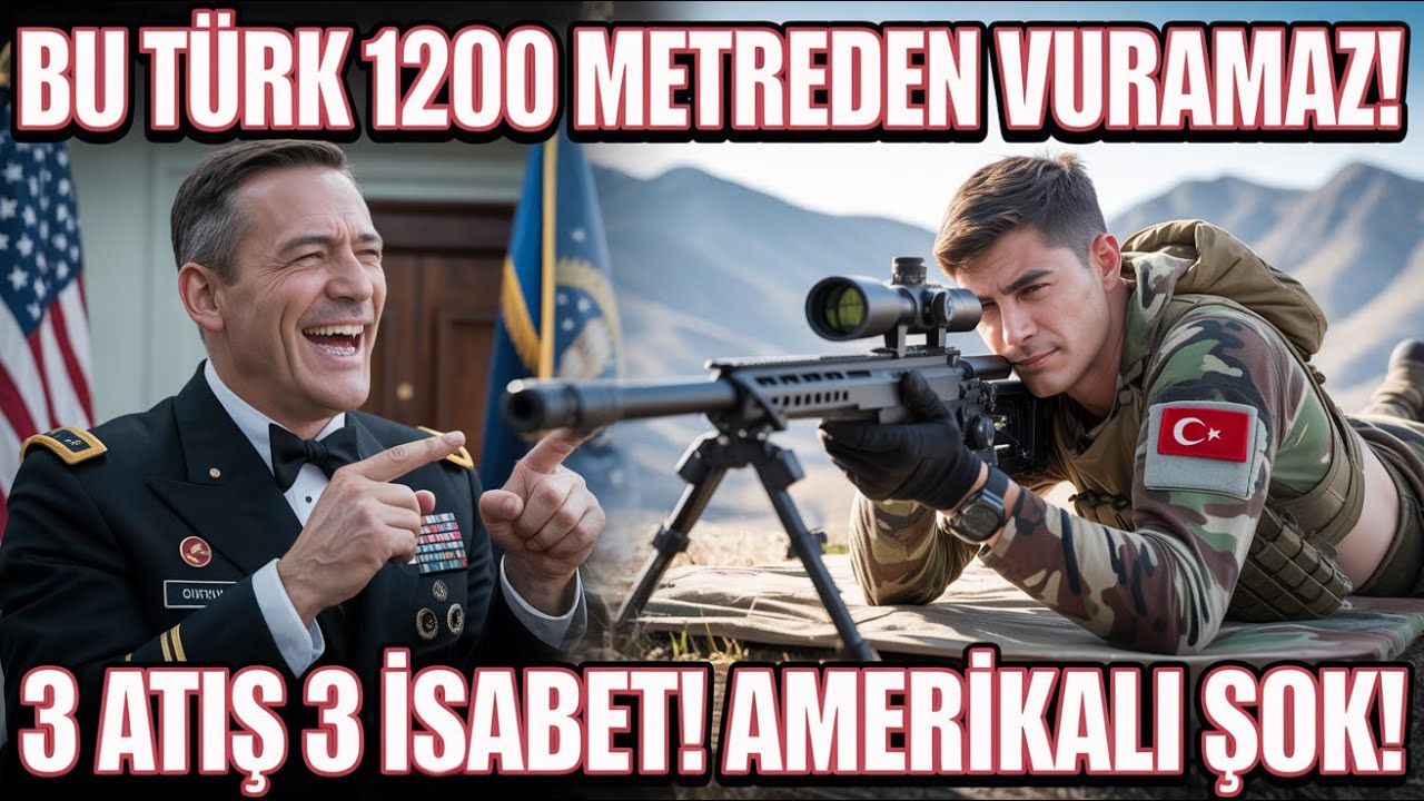 Amerikan General Türk Askerini Küçümsedi! 😮 1200 Metre Mesafeden 40 Yıllık Rekoru Kırdı!