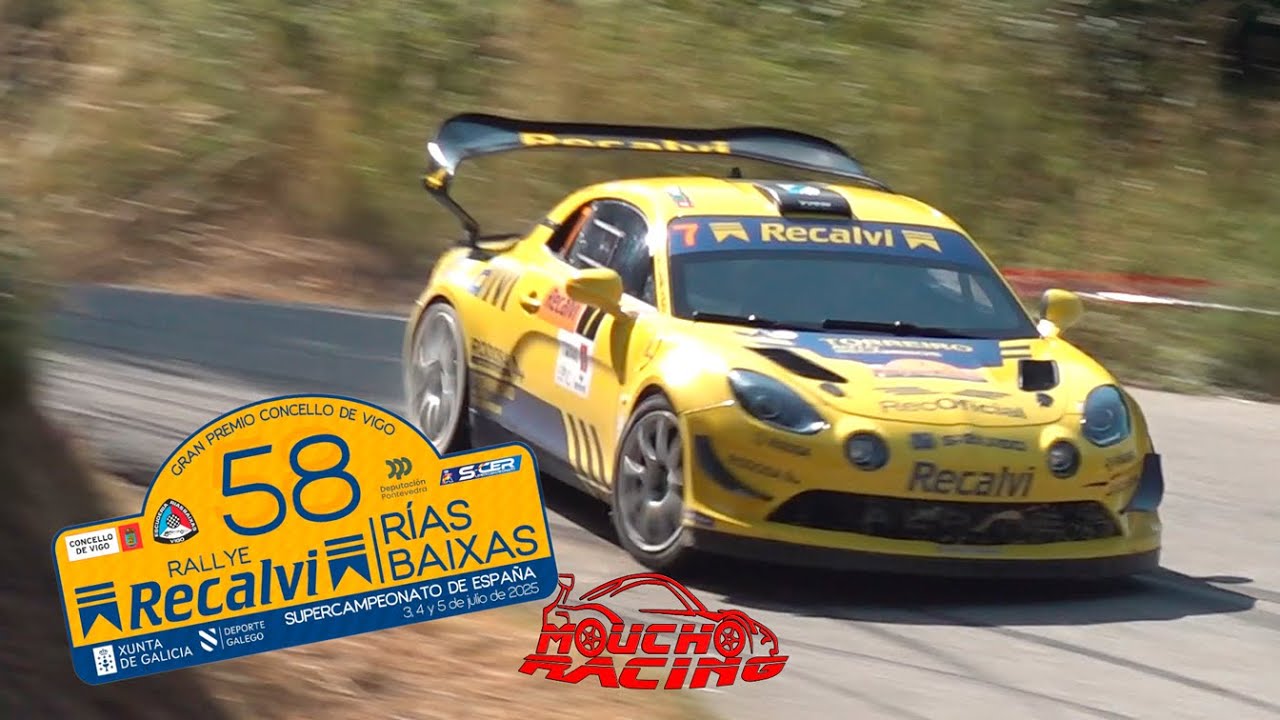 RALLY RECALVI RIAS BAIXAS 2025 | HIGHLIGHTS | RALLYE SHOW & MISTAKES