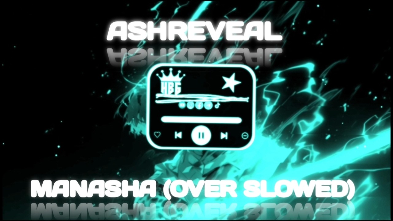 Manasha 🎧(Slowed + Reverb) Visualizer - Ashreveal & Ashish Swargiary😌